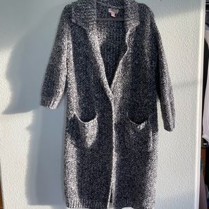 Fluffy king cardigan coat